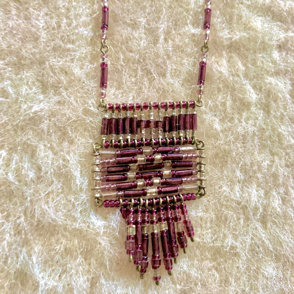 Dainty beaded necklace